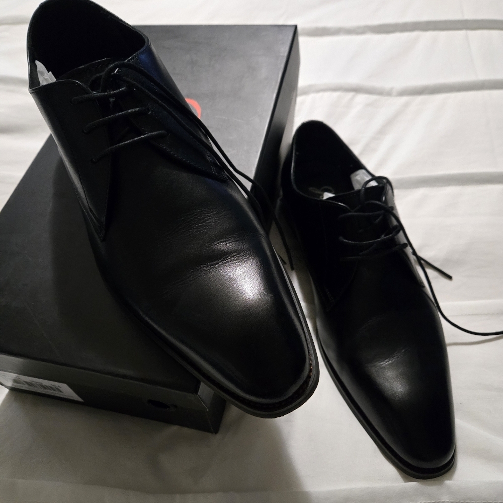 Oxford Men's Black Dress Shoes